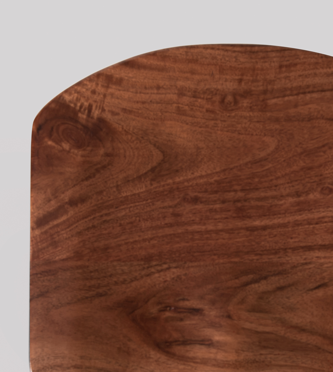 Southwark Scandi Kitchen Stool, Set of Two in Dark Brown Acacia Swoon