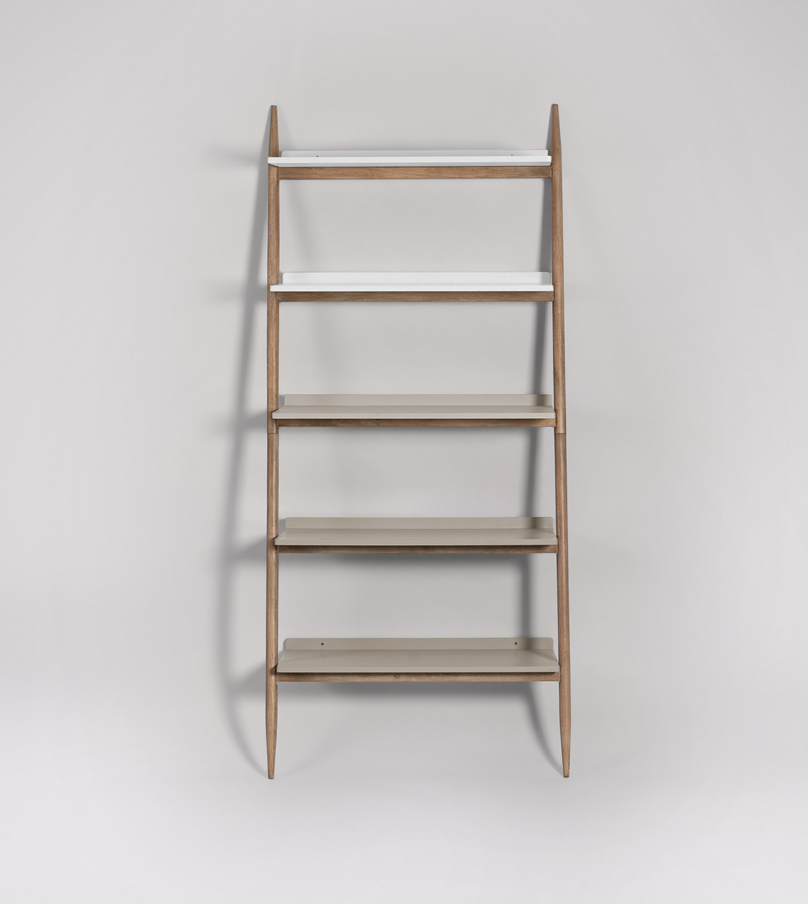 12 inch wide ladder outlet shelf