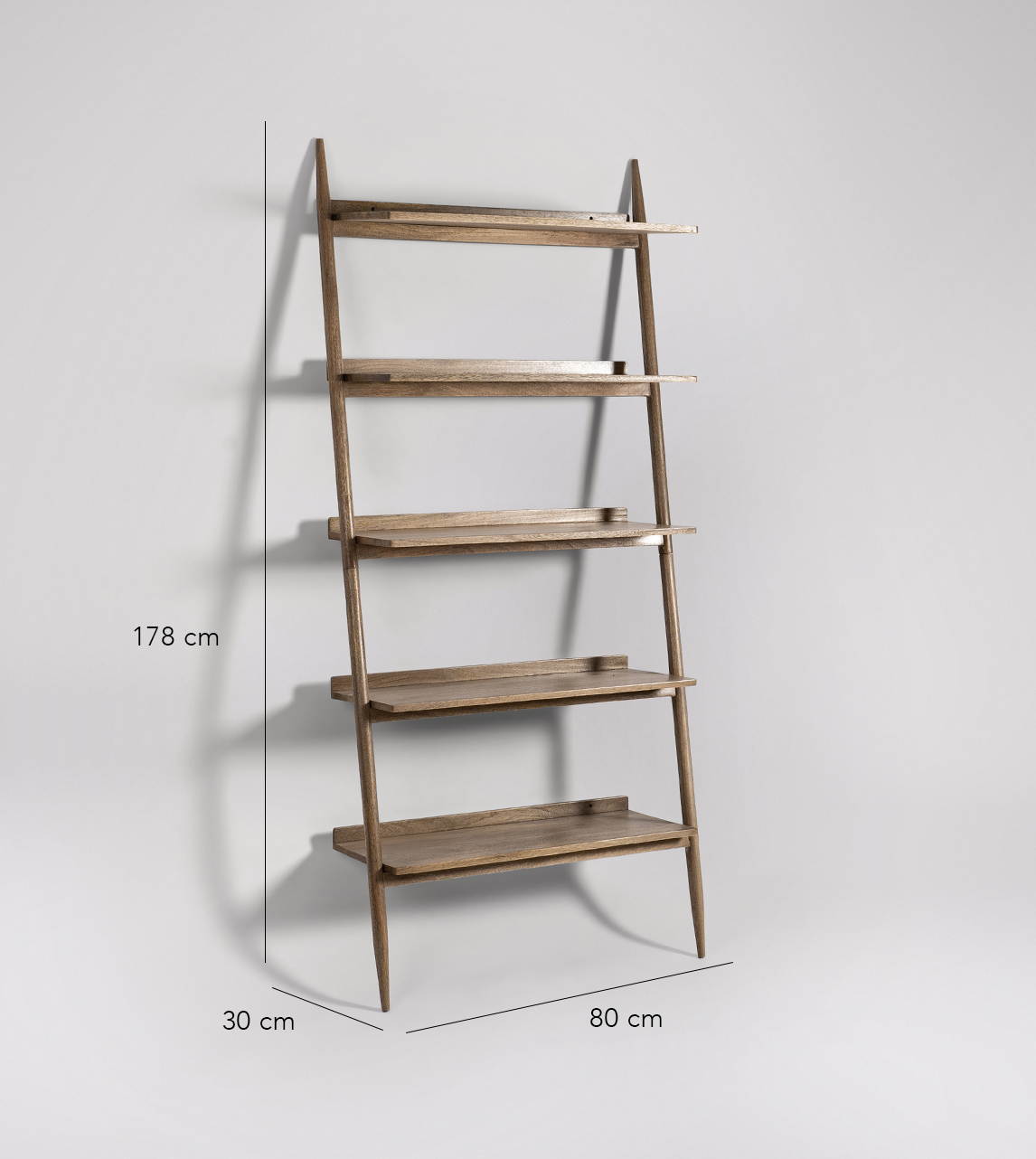 Wide ladder shelf discount