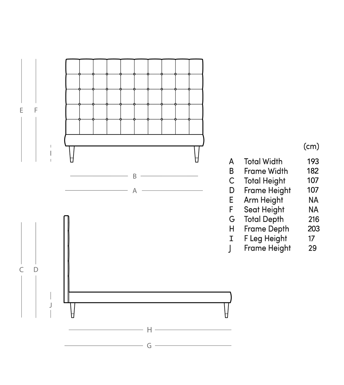 Sudrey Super King Size Bed Frame Swoon sudrey-super-king-size-bed-frame-swoon