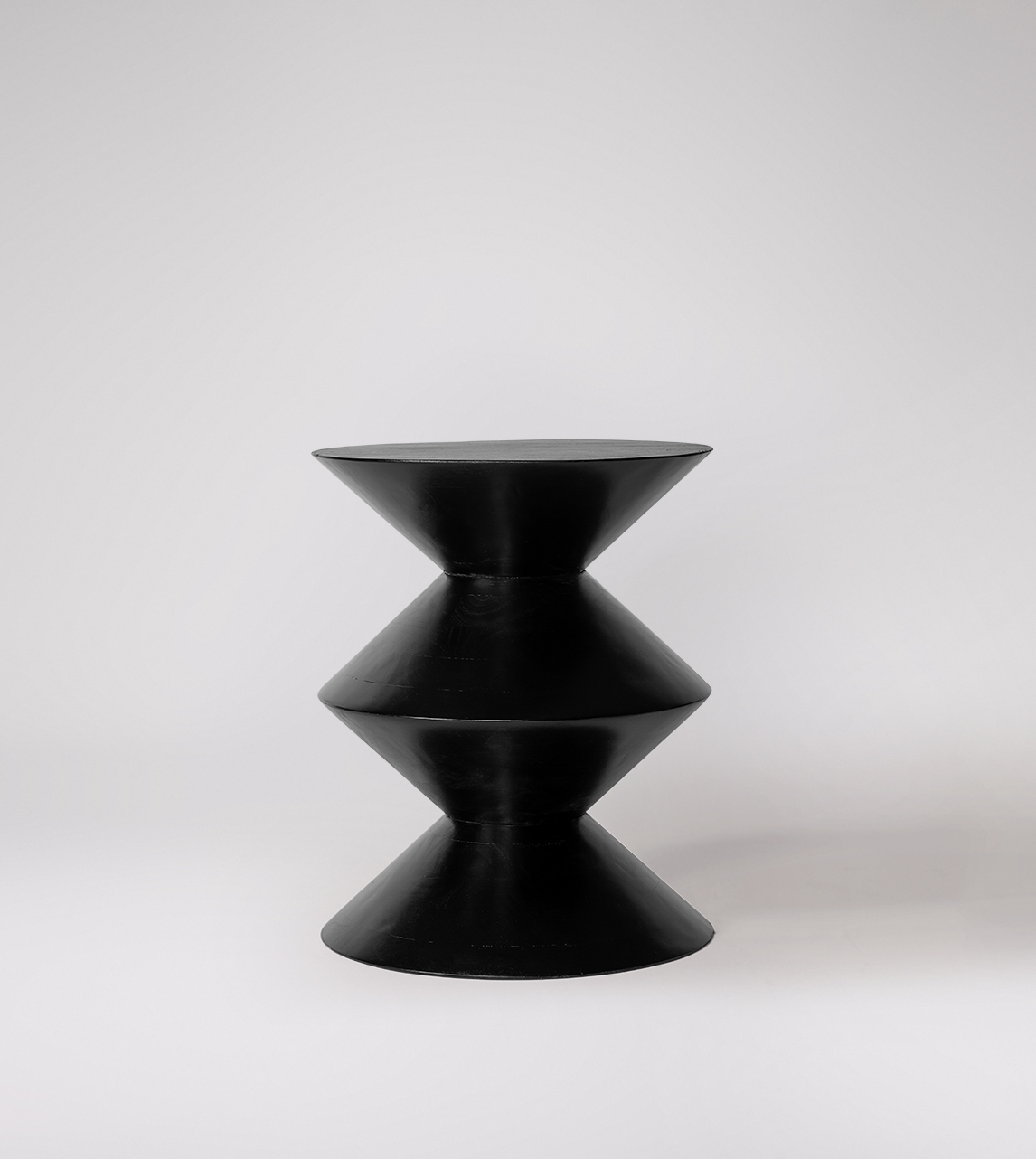 black wood side table