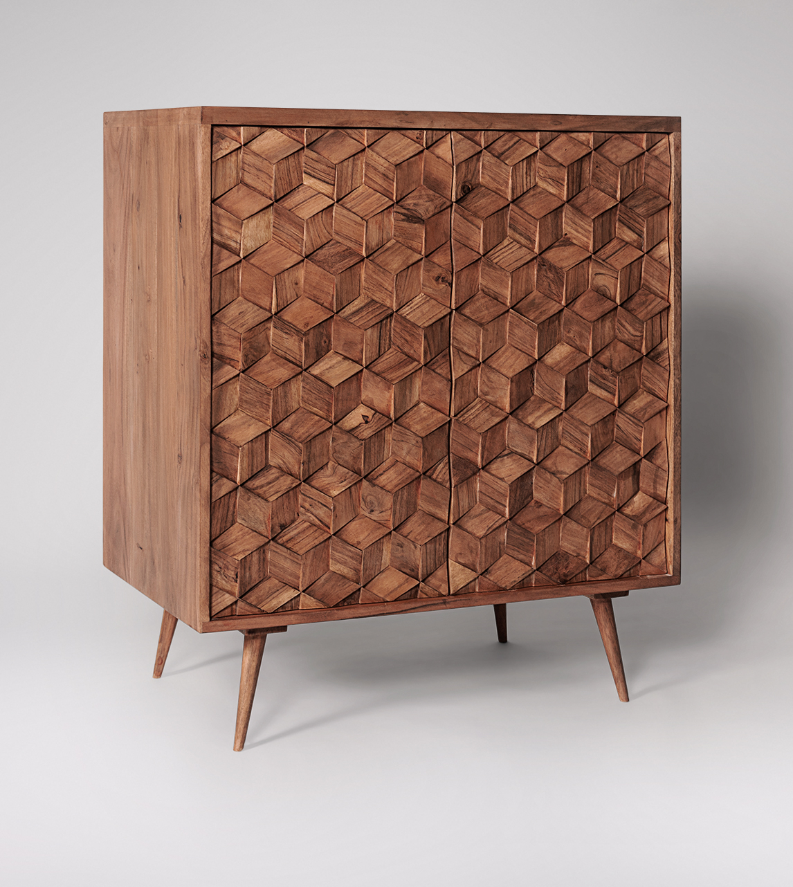 Terning Mid Century in Dark Brown Acacia Swoon