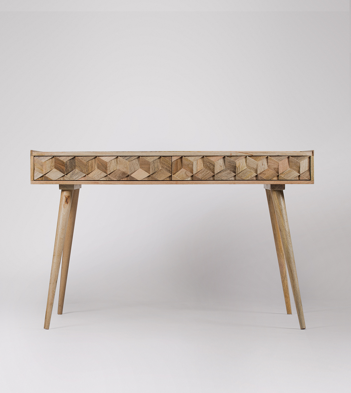 Terning MidCentury Desk in Natural Mango Wood Swoon