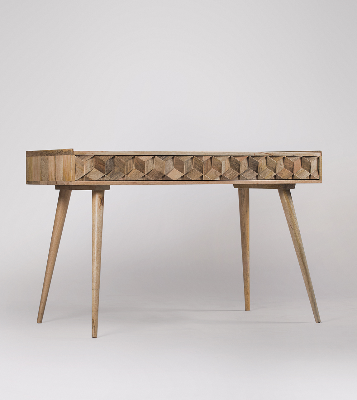 Terning MidCentury Desk in Natural Mango Wood Swoon