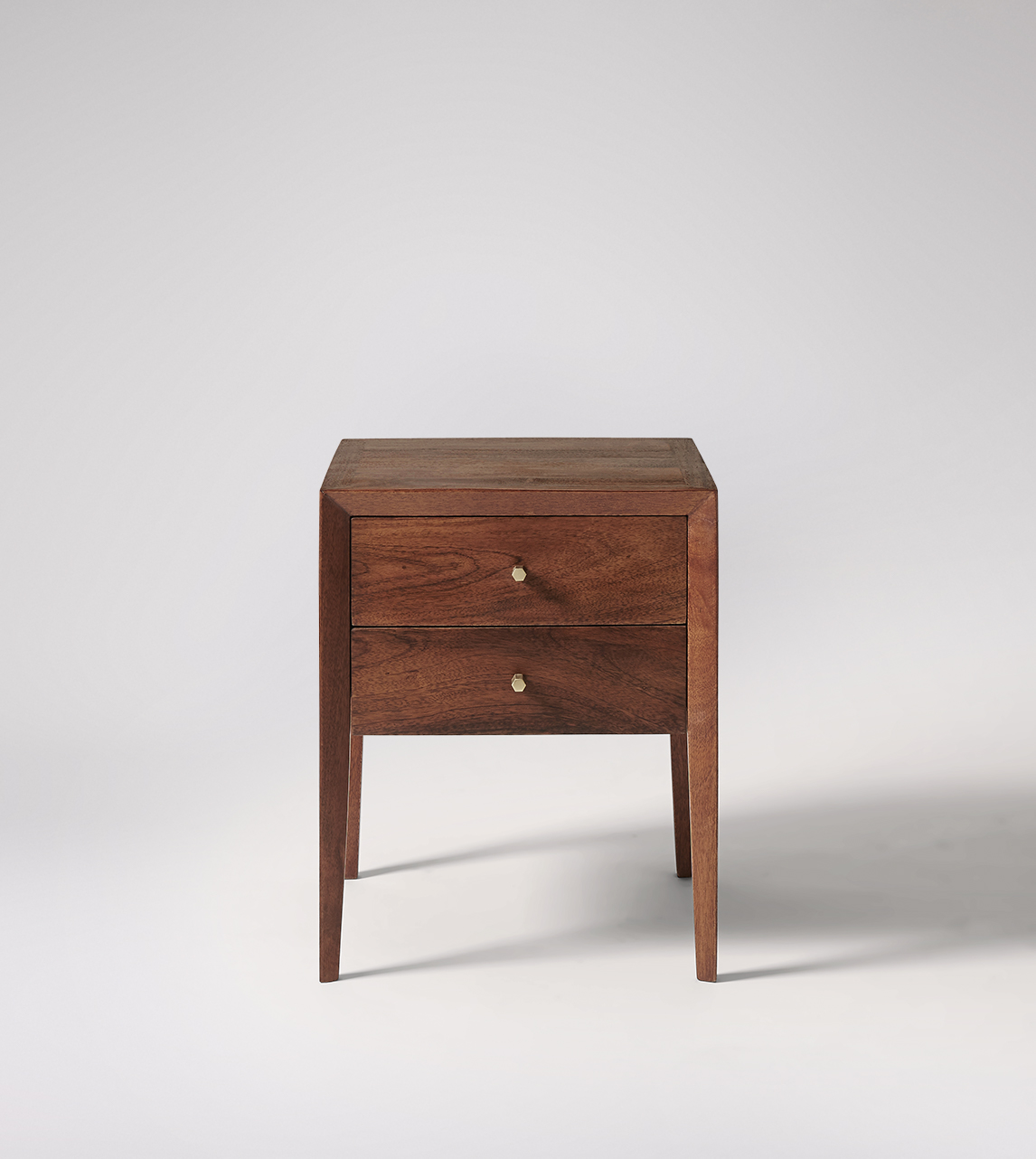 bedside cabinet dark wood