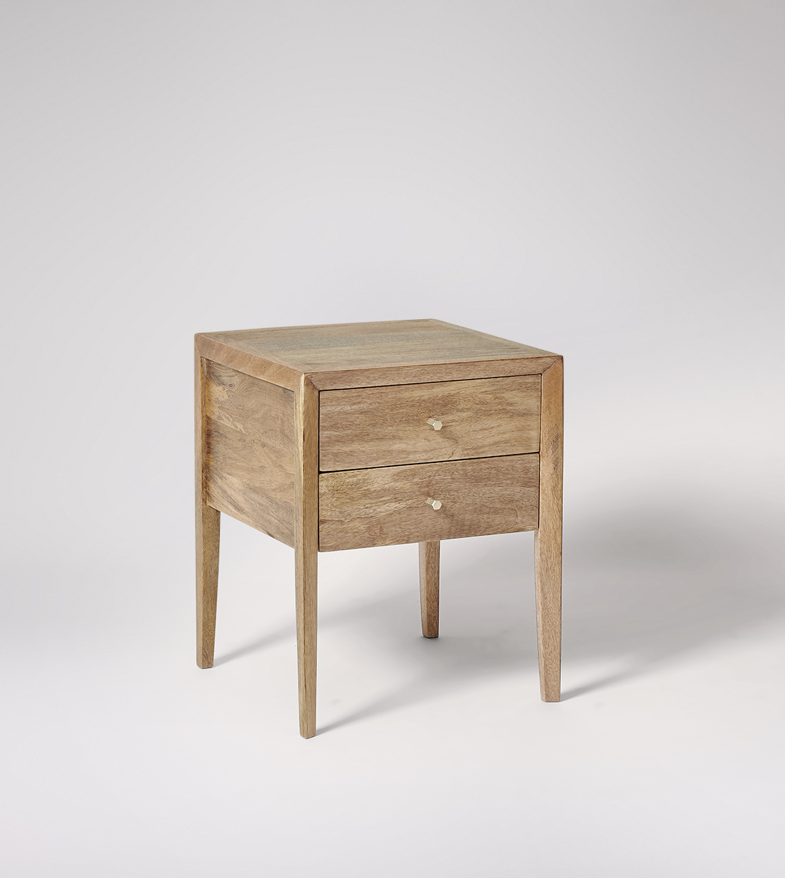 light mango wood bedside table