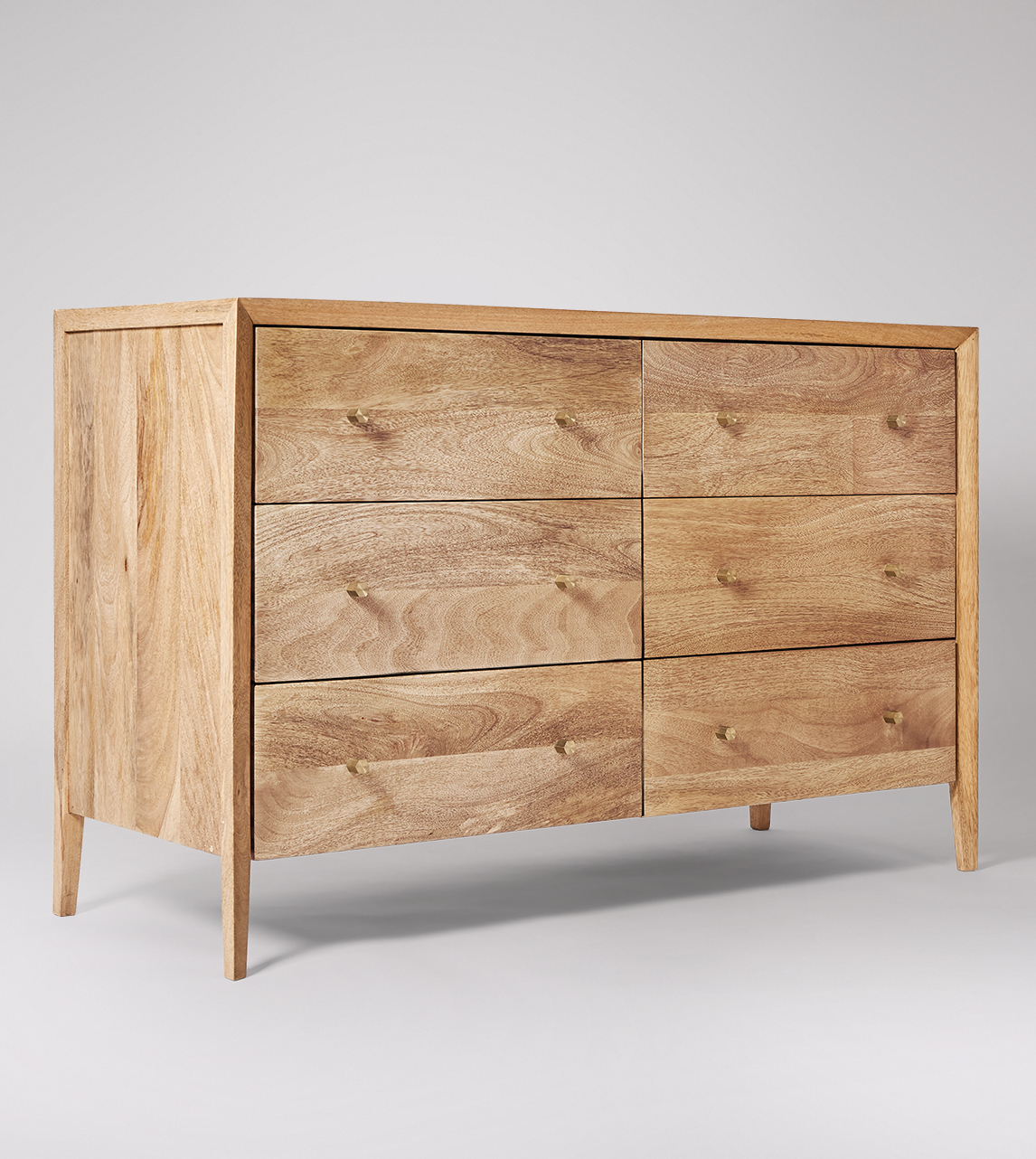 Plain wood shop chest of drawers