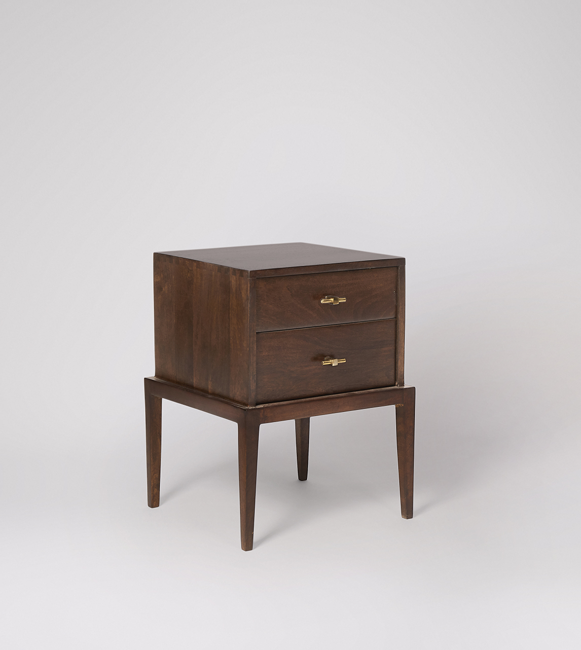 dark mango bedside table