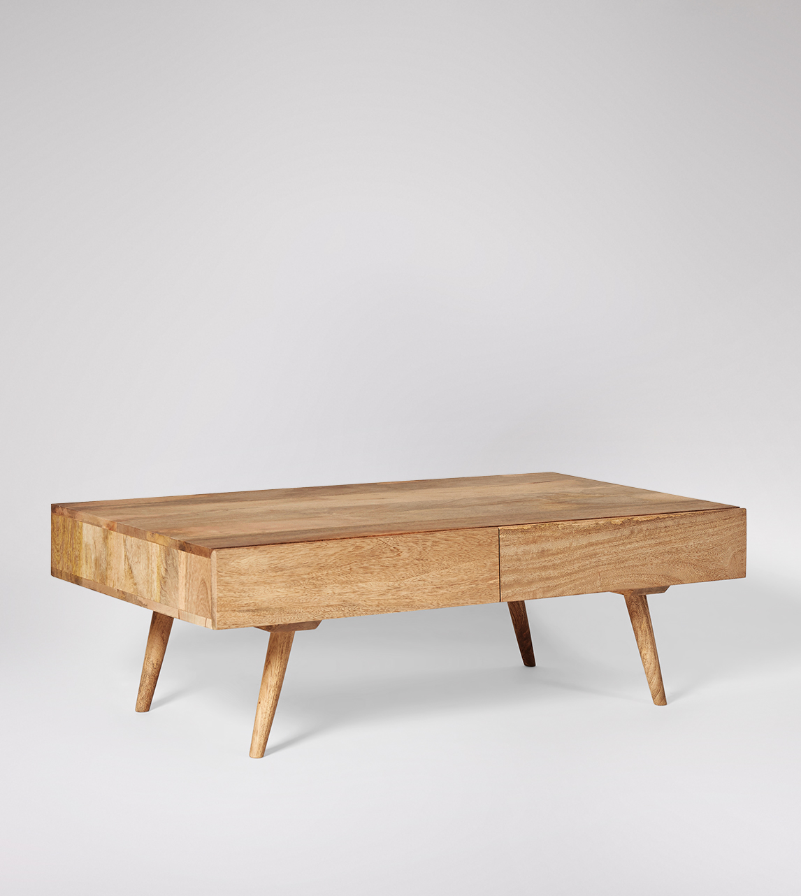 wooden scandi coffee table