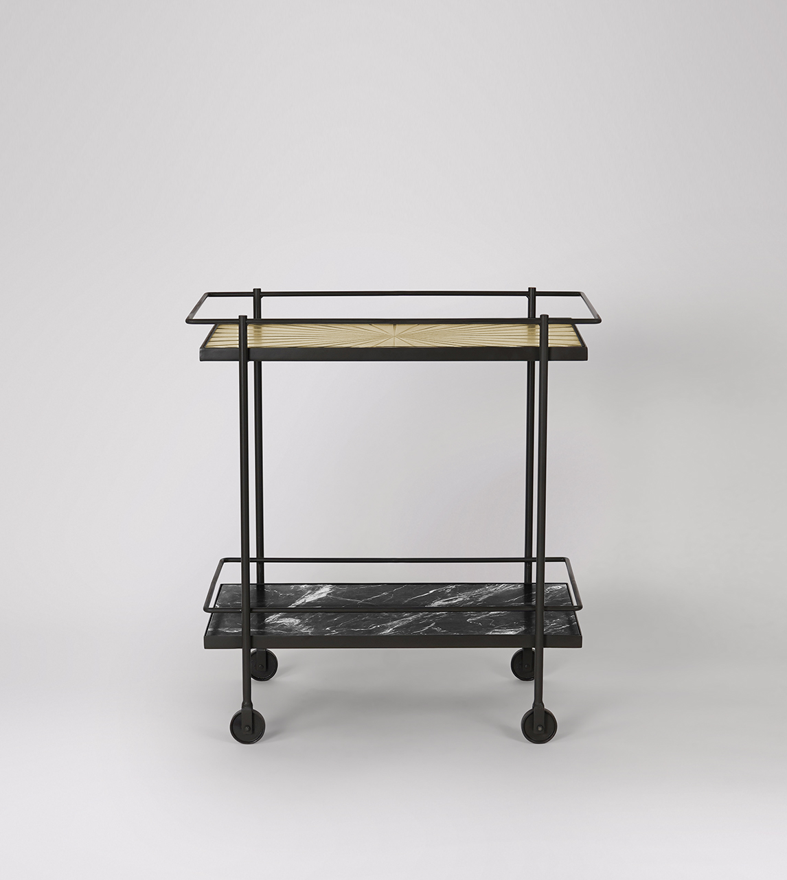Swoon raine deals marble drinks cabinet