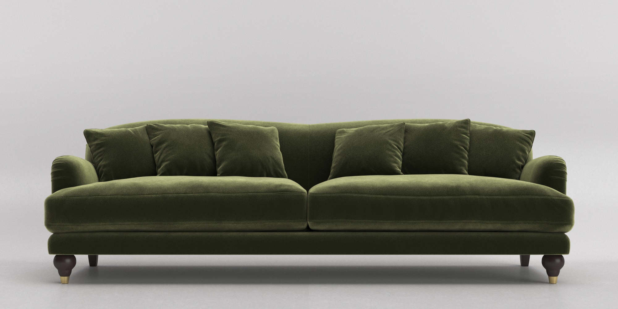 Green Velvet Sofa Edit