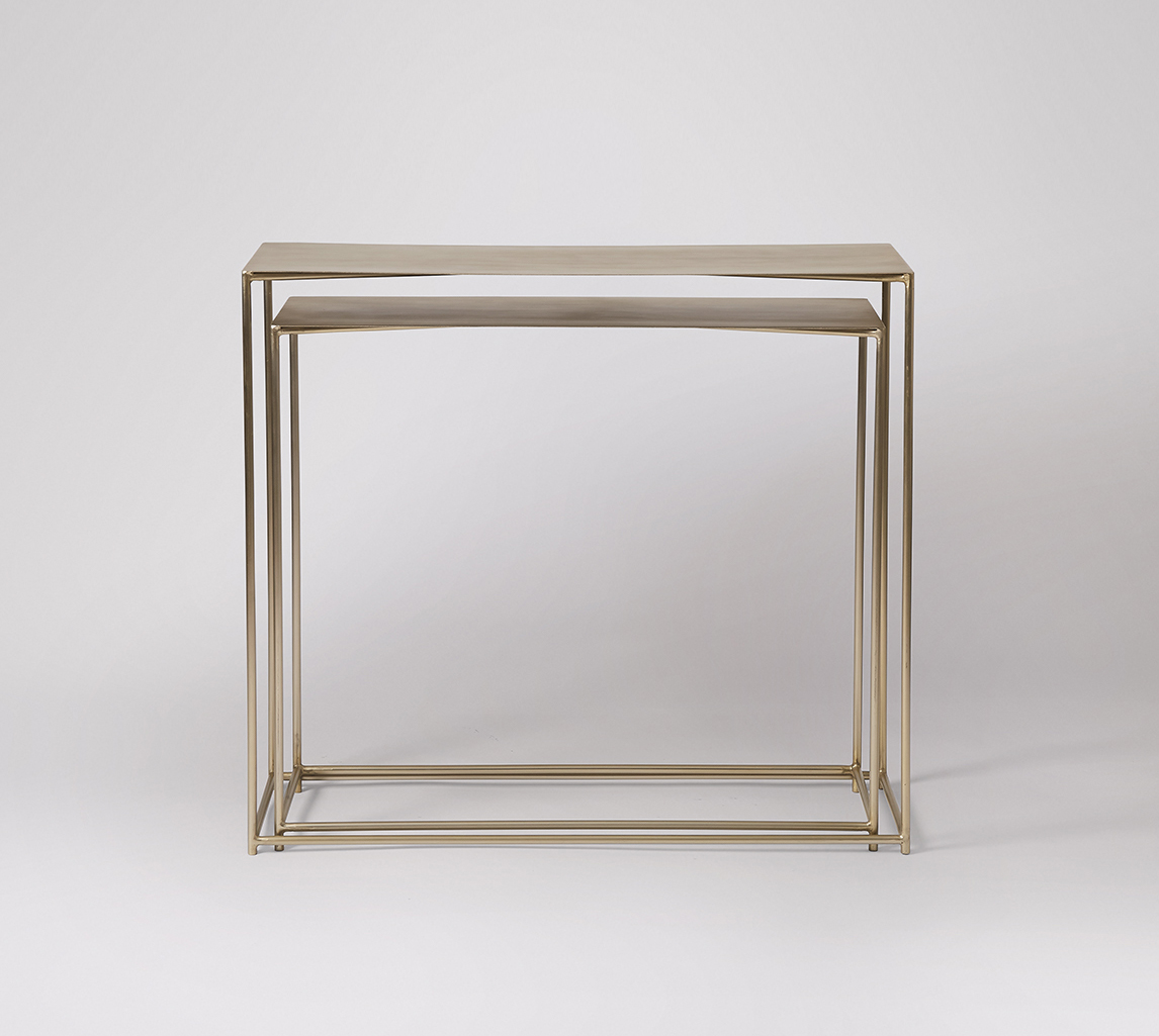 Ultra thin deals console table